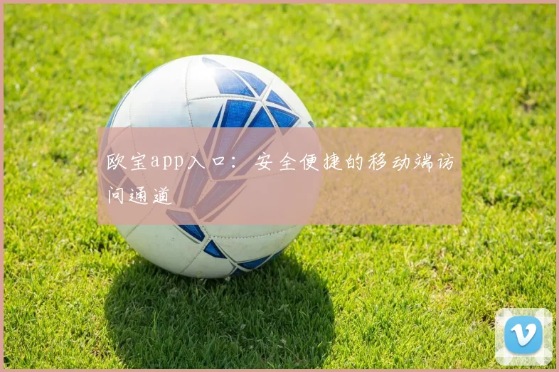 欧宝app入口：安全便捷的移动端访问通道